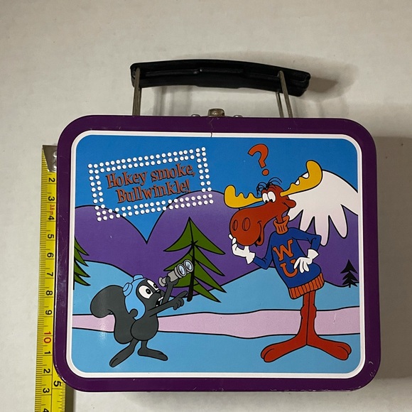 Vintage Adventures of Rocky n Bullwinkle lunchbox